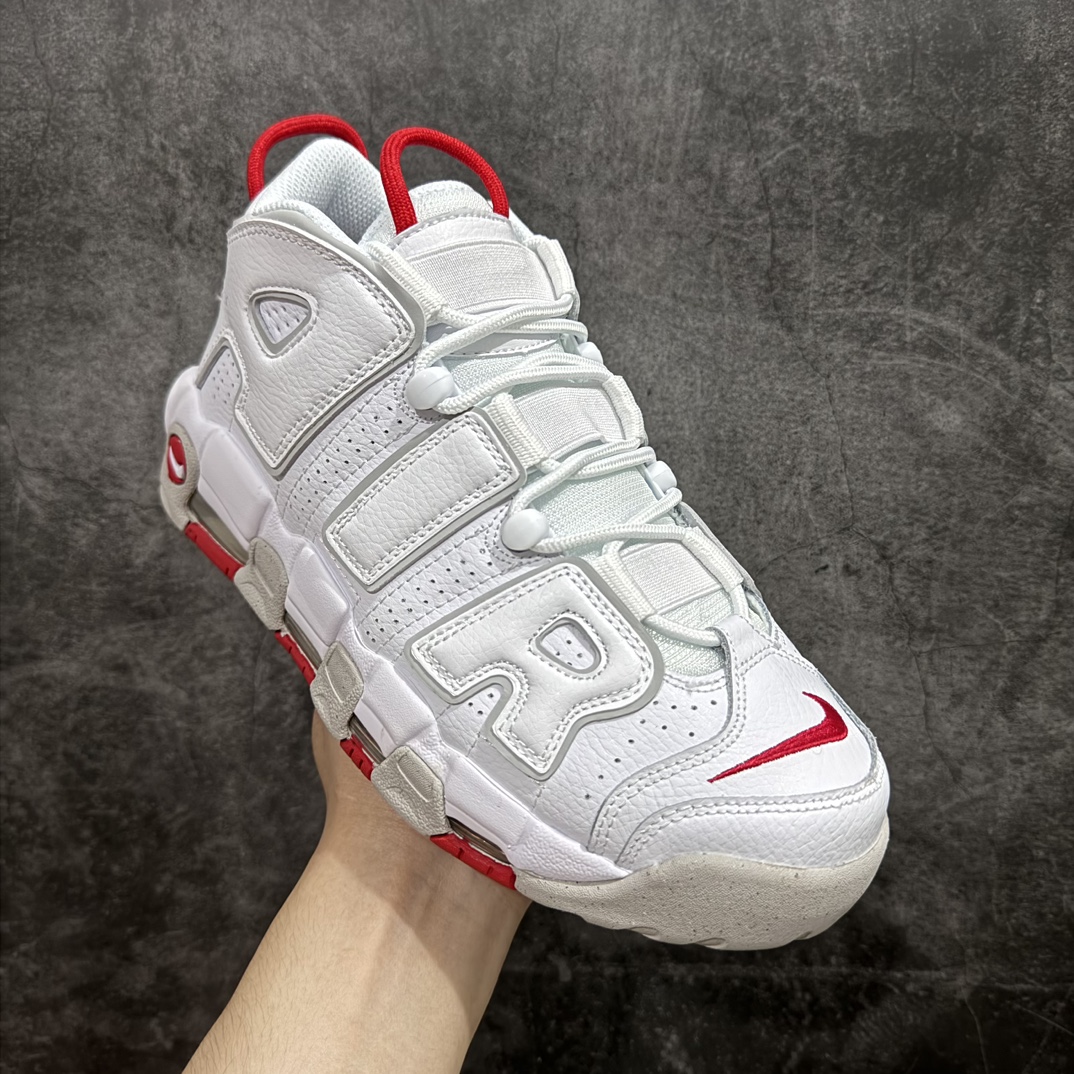 纯原NKAirMoreUptempo96OG皮蓬大AIR复古篮球鞋白红色DX8965-100市场主流顶级