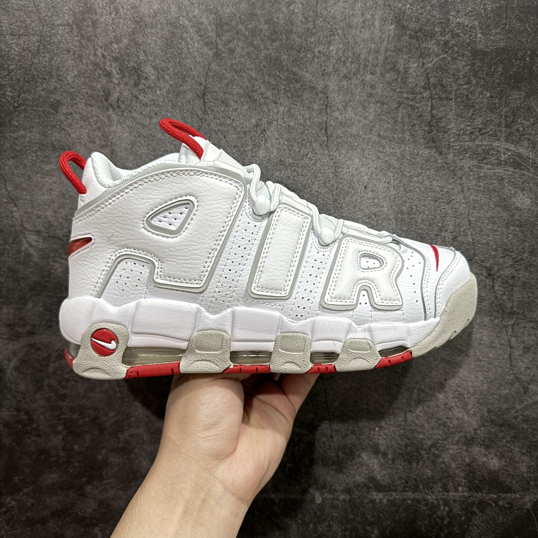 纯原NKAirMoreUptempo96OG皮蓬大AIR复古篮球鞋白红色DX8965-100市场主流顶级