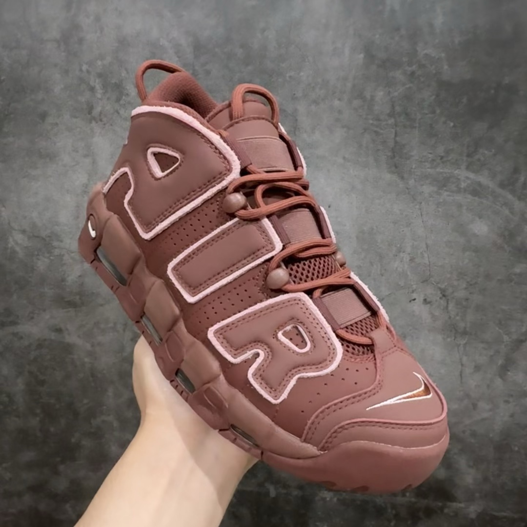 纯原NKAirMoreUptempo96OG皮蓬大AIR复古篮球鞋棕红色DV3466-200市场主流顶级