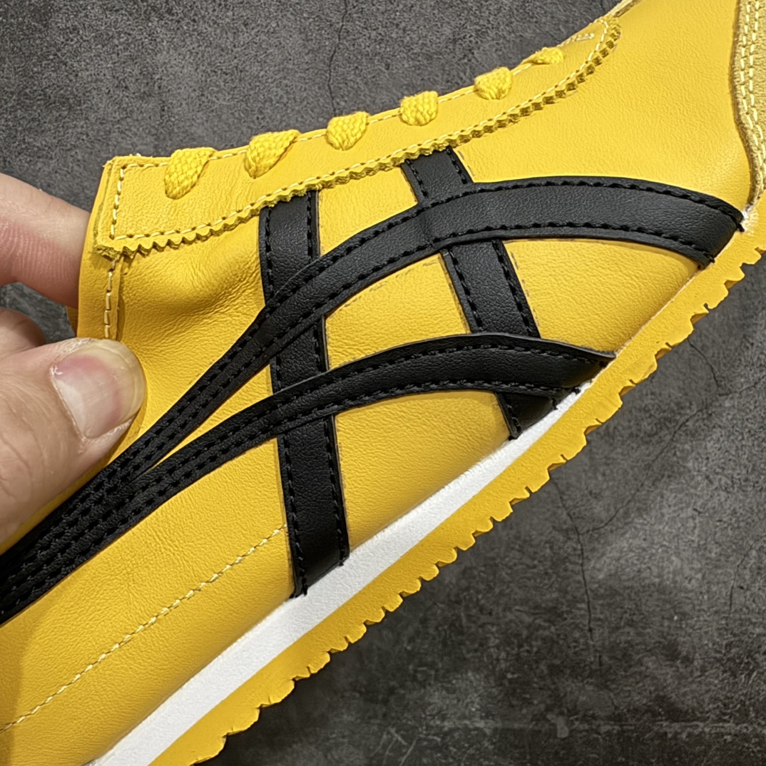 图片[4]-【MOK纯原】Asics Onitsuka Tiger MEXICO 66 亚瑟士鬼冢虎复古经典板鞋n市场最强版本 每个配色均购入原鞋校对 真正原厂头层牛皮 如假包赔 纹路、色泽、皮心颜色 质感百分百还原 海外订单工厂出品 超成熟稳定的做工品控 原装全套纸板楦头开发 原汁原味 完美呈现版型 私模正确鞋底咬花纹路 一比一鞋头弧度高度鞋身弧度 绝不口嗨 细节品控鞋型随意秒杀市面 原档咬花纹路私模大底 一个单元有六个三角形 总体形拼接呈现花瓣状 官方四联吊牌 原装Ortholite轻量化鞋垫 原盒原配 质保卡 说明书 钢印防尘纸  纸板中底带钢印 乳胶组合鞋垫 支持全方位的对比专柜 产品从款式颜色造型上体现出追求舒适和细节的完美 鞋类更是推崇手工制作的严谨与完美 融舒适性与可穿性的设计风格 注重细节的完美和别致魅力 既保持稳重 又不失轻松的时尚感 尺码：36 37 37.5 38 39 39.5 40 40.5 41.5 42 42.5 43.5 44 45 46 编码：LE270280-鞋库