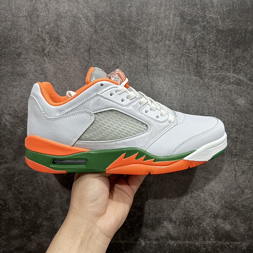 纯原版AirJordan5Low多巴胺橙绿纯原低帮篮球鞋纯原版本AirJordanAJ5Low原楦原纸板