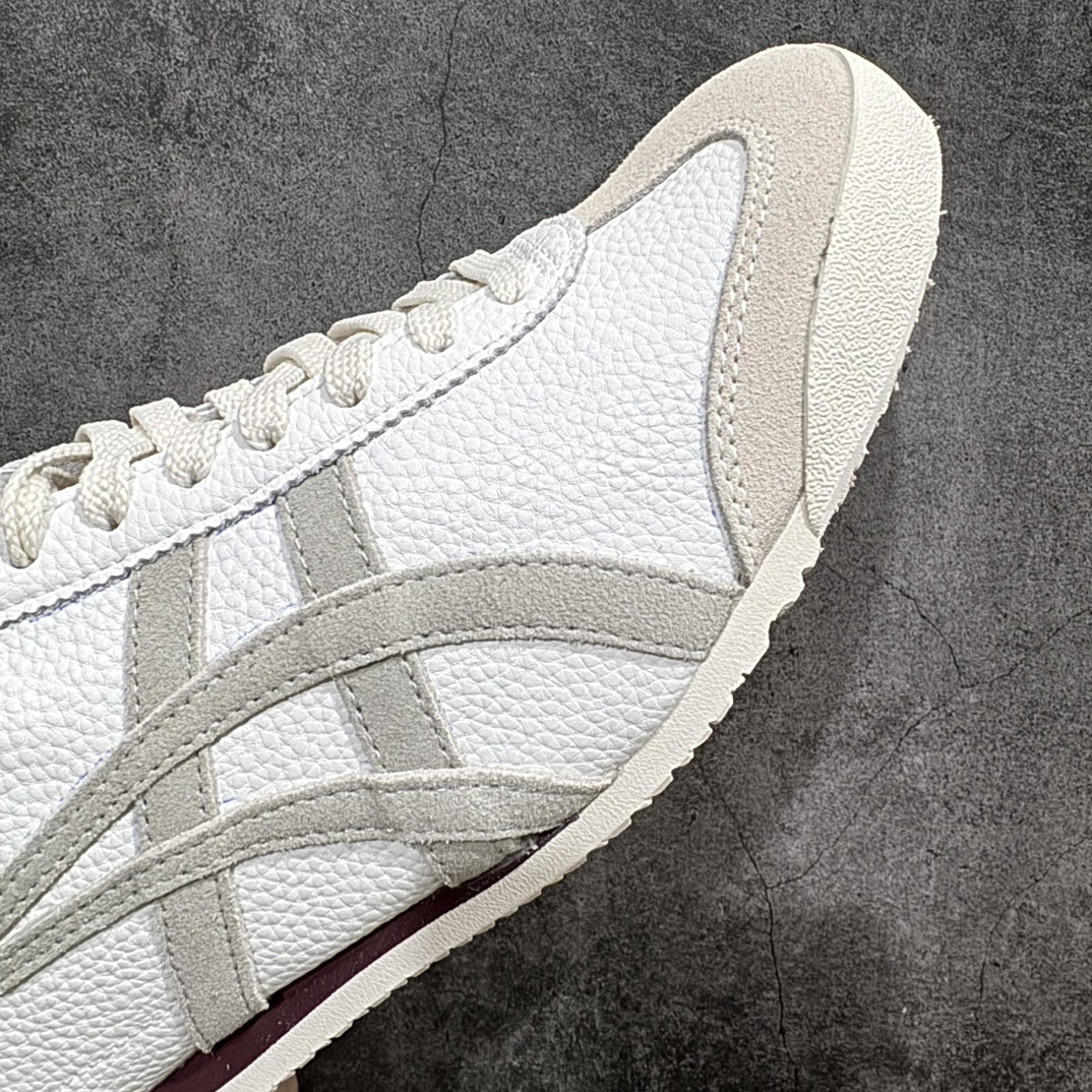 图片[6]-【全头层版本】Asics Onitsuka Tiger MEXICO 66 亚瑟士鬼冢虎复古经典板鞋n全新工厂开发 一线品质 原鞋一比一开发n四联官方吊牌 乳胶组合鞋垫、羊皮纸质中底细节品质同步原版 价格不杀猪 Size：35-45全码出货 编码：PF220230-莆田鞋批发中心