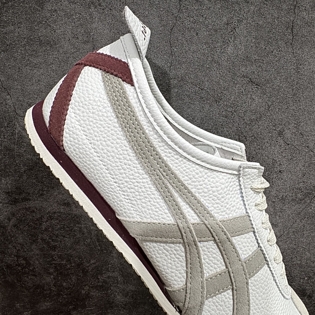 图片[9]-【全头层版本】Asics Onitsuka Tiger MEXICO 66 亚瑟士鬼冢虎复古经典板鞋n全新工厂开发 一线品质 原鞋一比一开发n四联官方吊牌 乳胶组合鞋垫、羊皮纸质中底细节品质同步原版 价格不杀猪 Size：35-45全码出货 编码：PF220230-莆田鞋批发中心