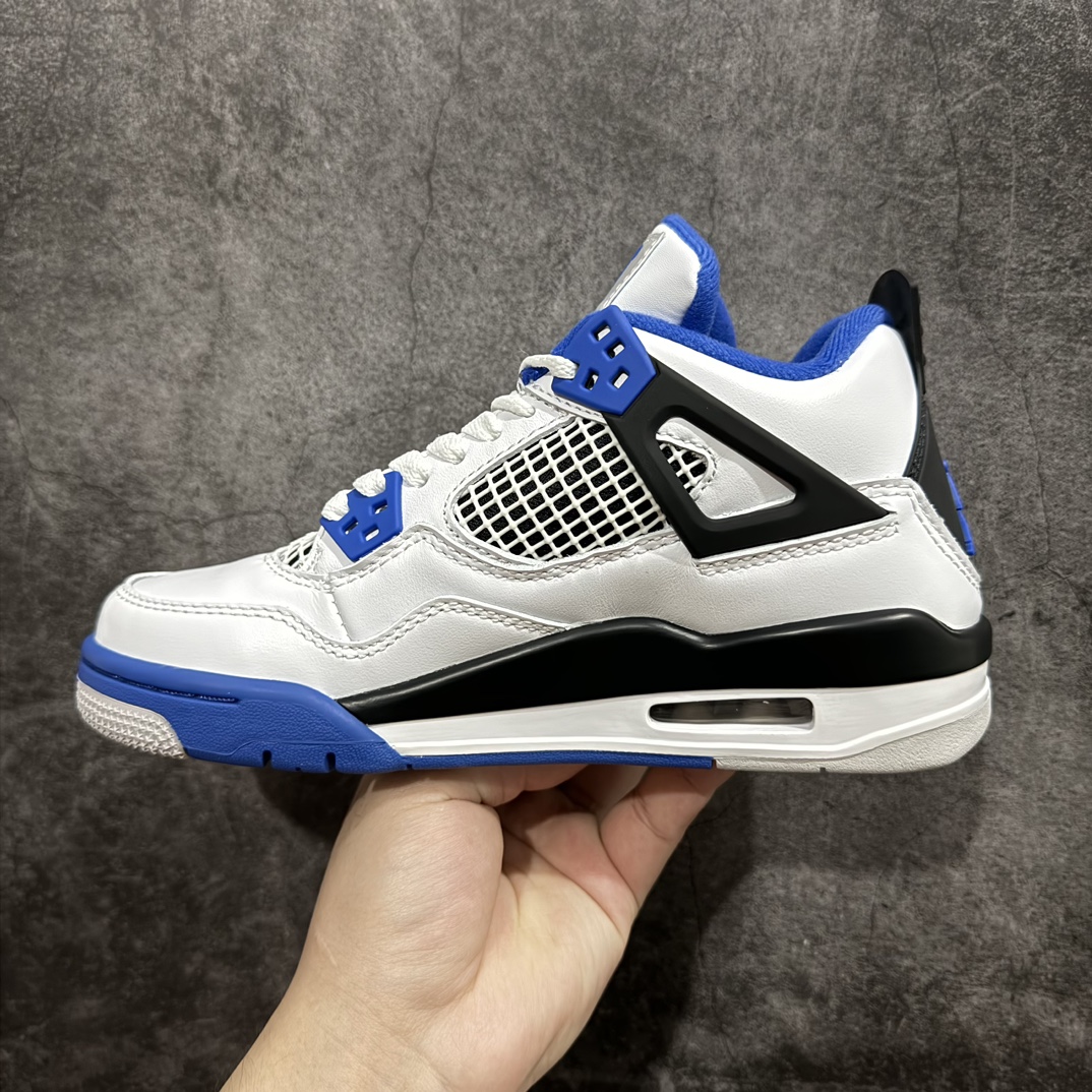 纯原AirJordanAJ4Retro赛车蓝复古蓝白408452-117实拍为女鞋圈内知名大厂出货全套原