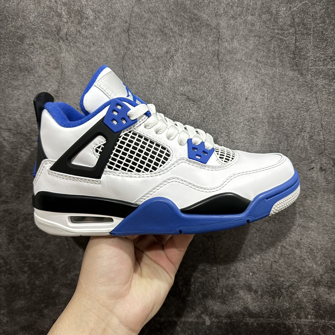 纯原AirJordanAJ4Retro赛车蓝复古蓝白408452-117实拍为女鞋圈内知名大厂出货全套原