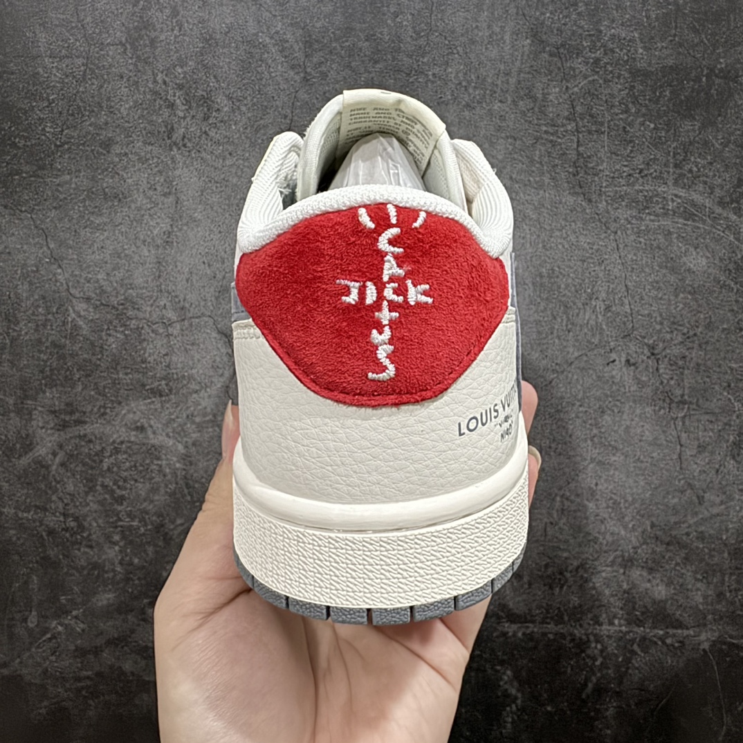 定制版FragmentxTSxAirJordan1LowxLV三方联名倒钩低帮纯原大厂出品唯一可媲美原版