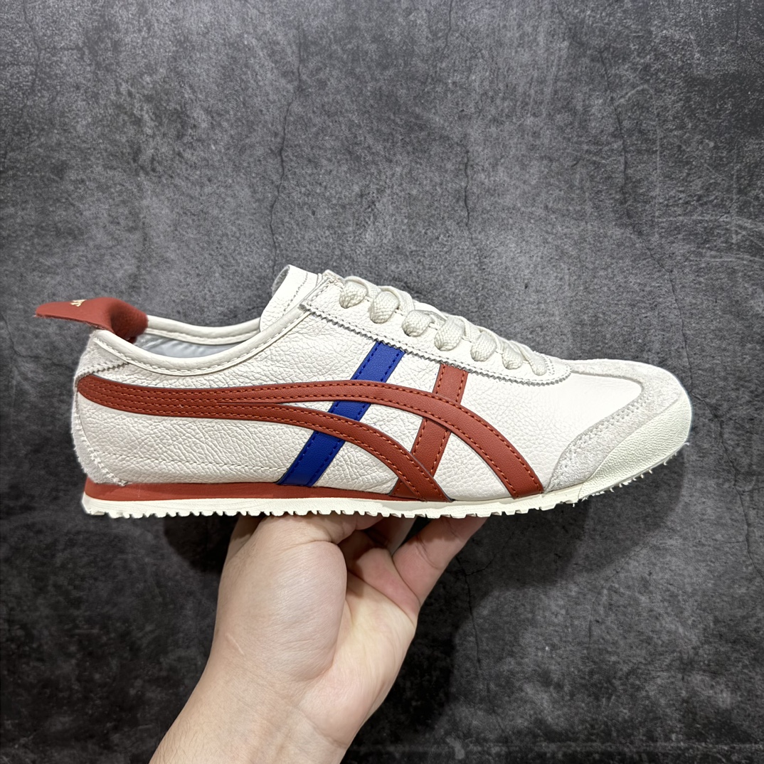 【PH纯原】Asics Onitsuka Tiger MEXICO 66 亚瑟士鬼冢虎复古经典板鞋n印尼厂Oem原单材料 除成型在PT外n其余全部客供材料 淘宝B级代购店铺内供💯n四联官方吊牌 乳胶组合鞋垫、羊皮纸质中底 不用宰手买专柜 这里满足你👊🏼 全新工厂开发 一线品质 全部原鞋一比一开发  货号：DL408-9001 Size：36-46 全码出货 编码：T1230250-鞋库