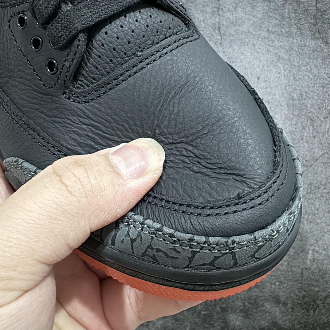 JBalvinxAirJordan3Retro黑彩虹渐变笑脸莞产纯原生产线出品最高工艺制作原装原材料组装