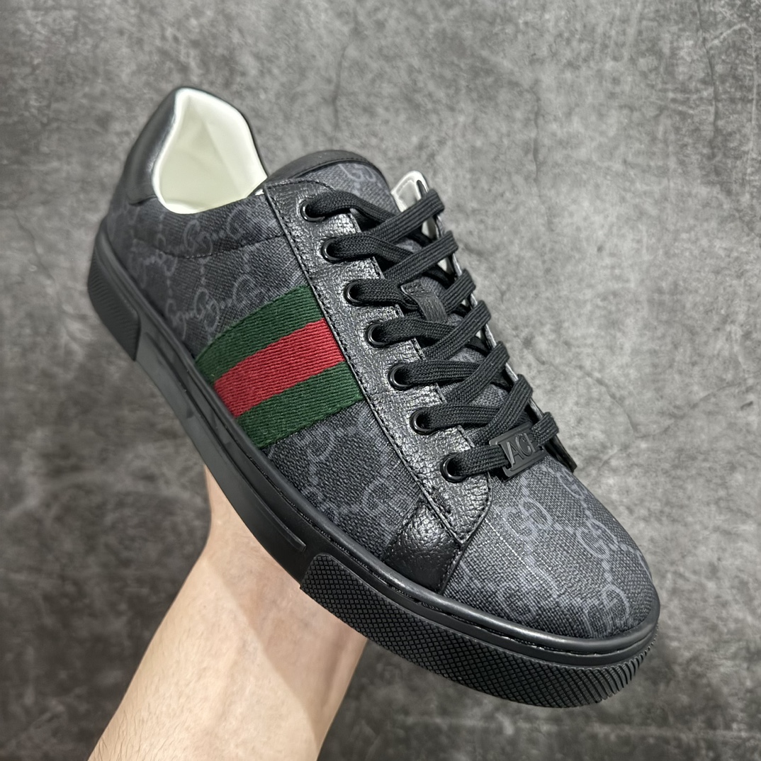 图片[3]-【广东纯原版本】Gucci Ace 小白鞋系列全套专柜星座配件及包装物外盒标嵌入核心防伪芯片装置及鞋子支持NFC感应读取n附送鞋舌仿试穿环保纸垫n采用丝绸头层小牛皮鞋面及头层蛇皮纹后套饰片n超软皮内里灌注缓震PU脚垫n高工艺无缝细空胶技术n贴楦误差0.05mm,鞋底采用固特异内外锁死工艺n外置TPU防变形色块耐磨橡胶外底n完美融合复古元素与街头潮流！意大利奢侈品牌-古驰Gucci 1970 ACE Low Sneaker 系列低帮复古百搭休闲运动小白板鞋 尺码：35-44 编码：HH390420-鞋库