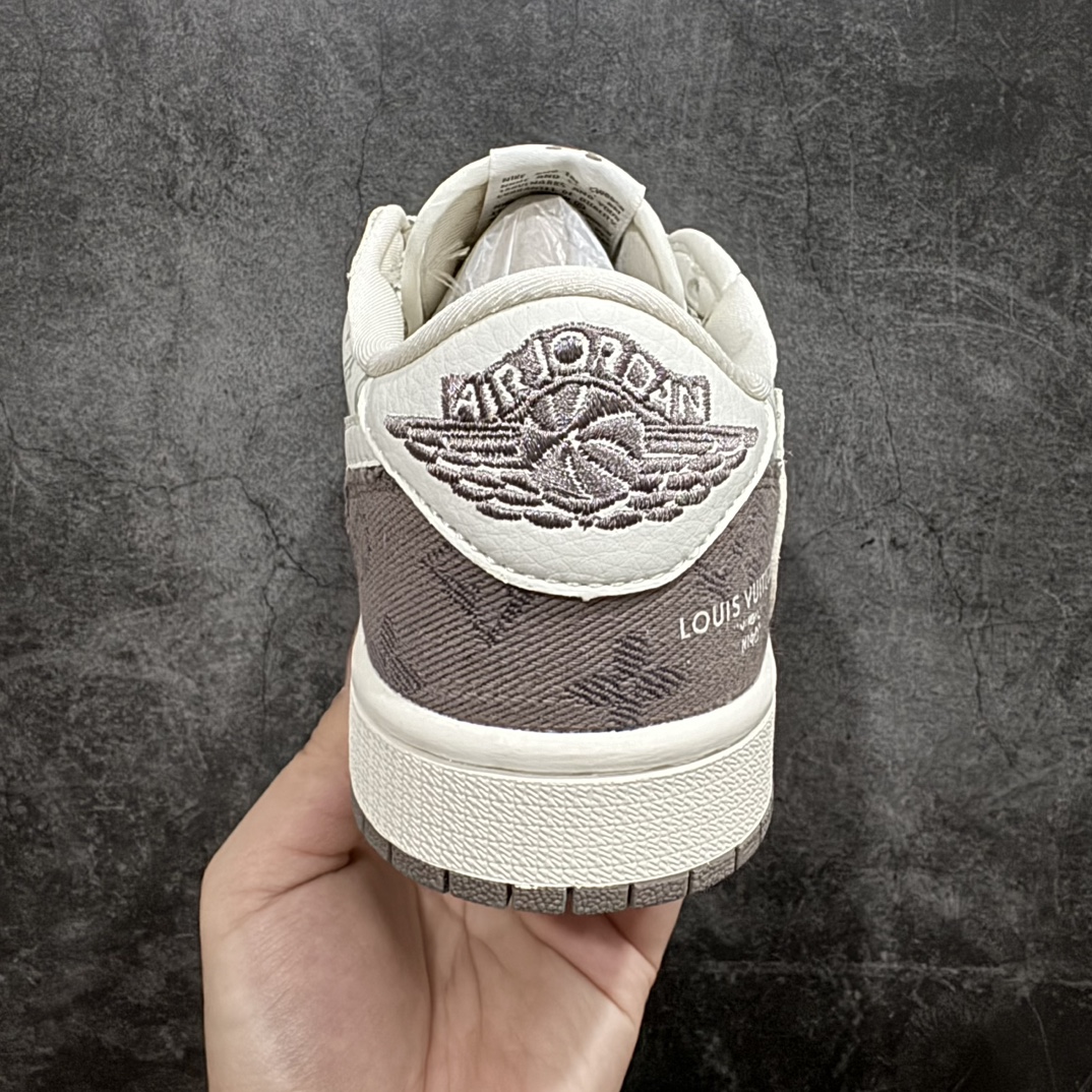 定制版TSxAirJordanAJ1Low倒钩低帮联名定制配色SJ2068-105原厂内置气垫魔块A模大