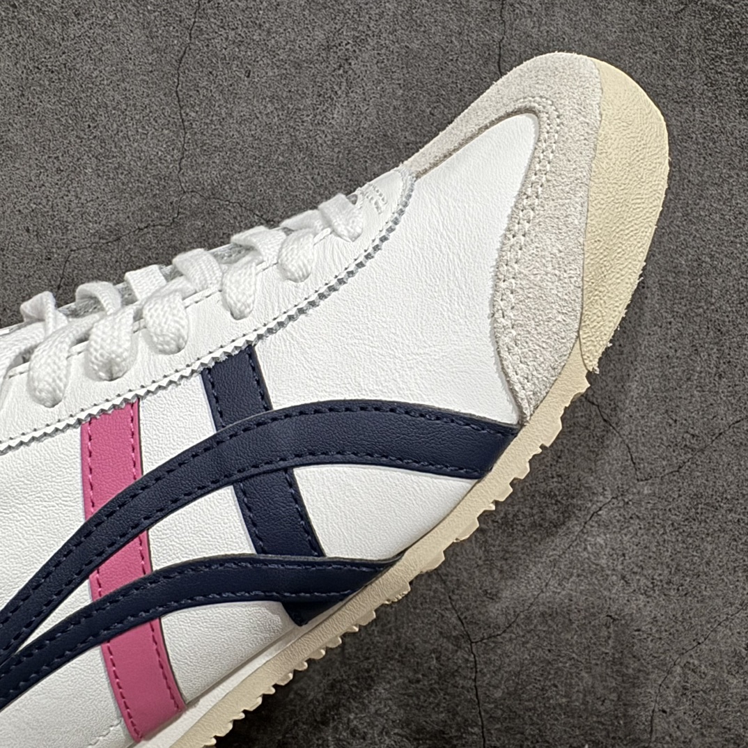 图片[6]-【PH纯原】Asics Onitsuka Tiger MEXICO 66 亚瑟士鬼冢虎复古经典板鞋n印尼厂Oem原单材料 除成型在PT外n其余全部客供材料 淘宝B级代购店铺内供💯n四联官方吊牌 乳胶组合鞋垫、羊皮纸质中底 不用宰手买专柜 这里满足你👊🏼 全新工厂开发 一线品质 全部原鞋一比一开发  货号：DL408-9001 Size：36-46 全码出货 编码：T1230250-鞋库