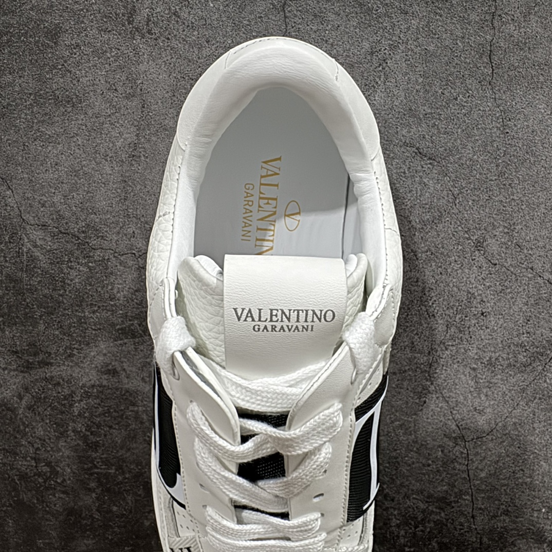 广东纯原版本 华伦天奴/Valentino Garavani VL7N Low Sneakers 系列低帮厚底百搭绑带休闲运动小白板鞋