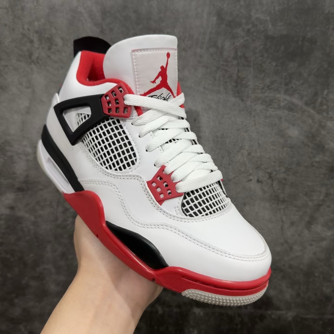 GAT原厂皮版男女码AirJordan4SE白红货号DC7770-160耗时多个月开发鞋型细节基本没得挑