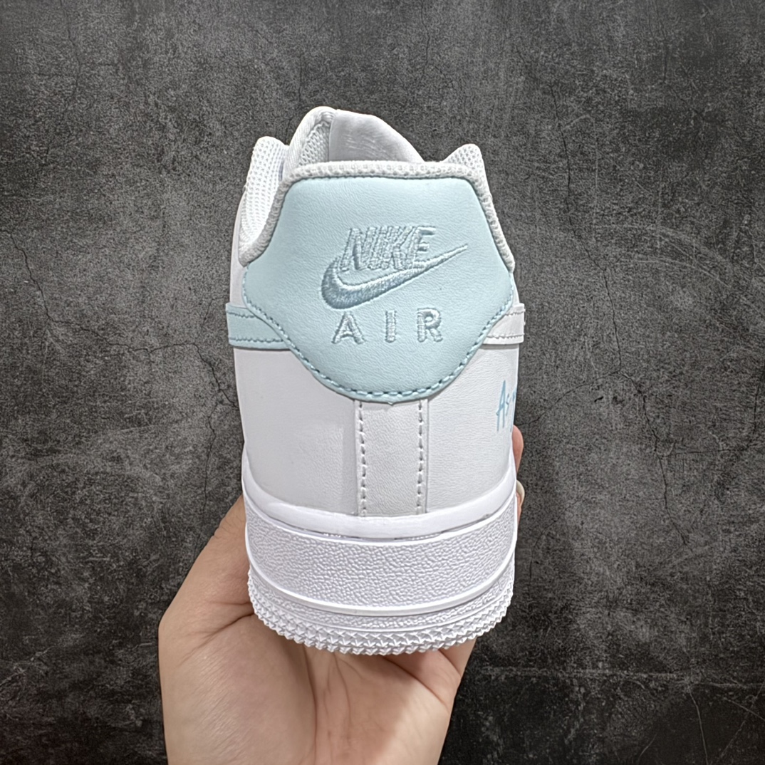 官方爆款定制二次元主题NikeAirForce1Low07A8系列蓝天白云喷绘空军一号低帮休闲板鞋定制皮