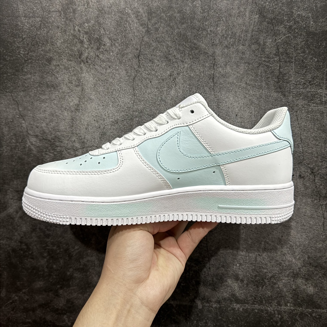 官方爆款定制二次元主题NikeAirForce1Low07A8系列蓝天白云喷绘空军一号低帮休闲板鞋定制皮