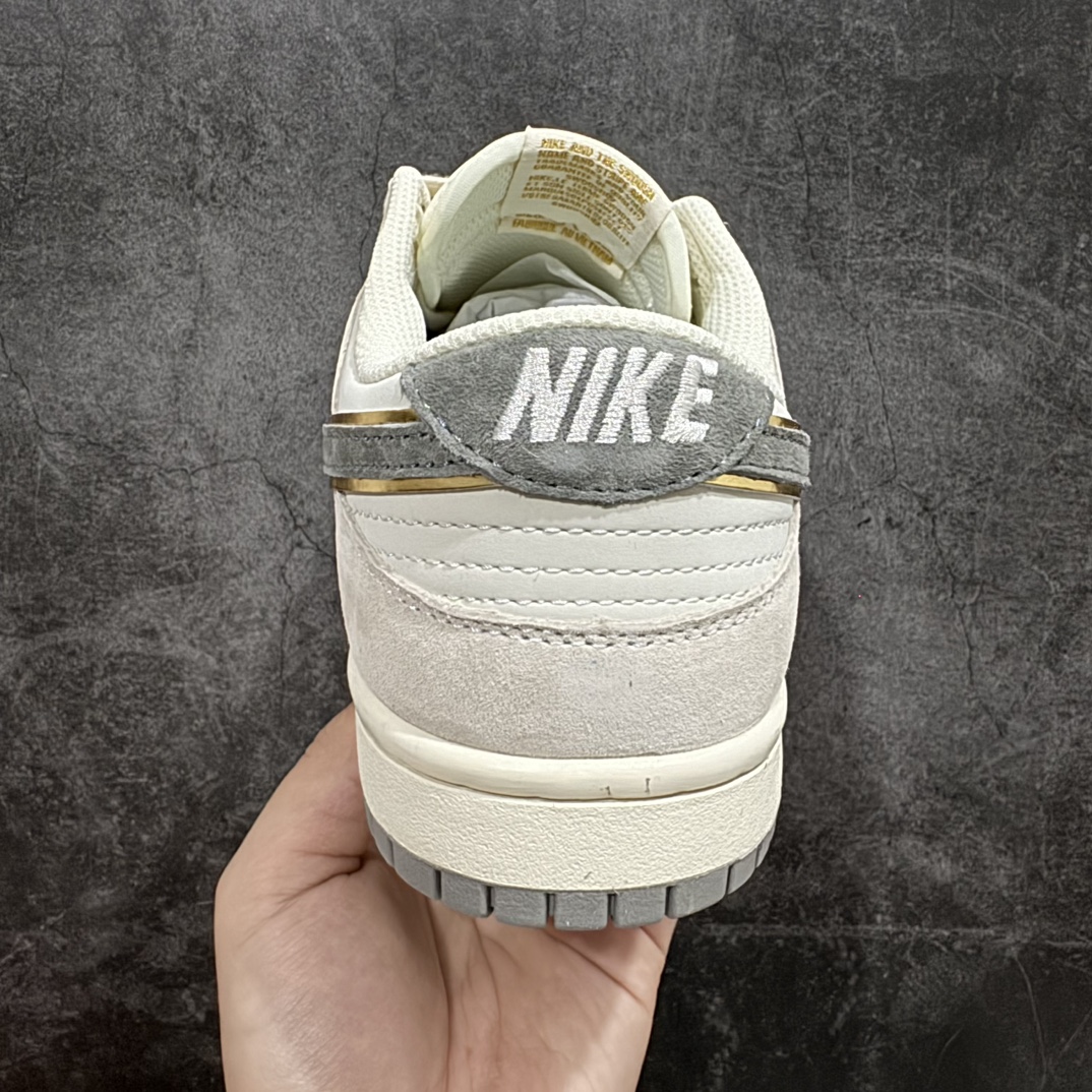 定制版NikeSBDunkLow白灰麂皮纯原大厂出品极力推荐原装头层材料独家版型蒸餾加工帶來的是更好的视