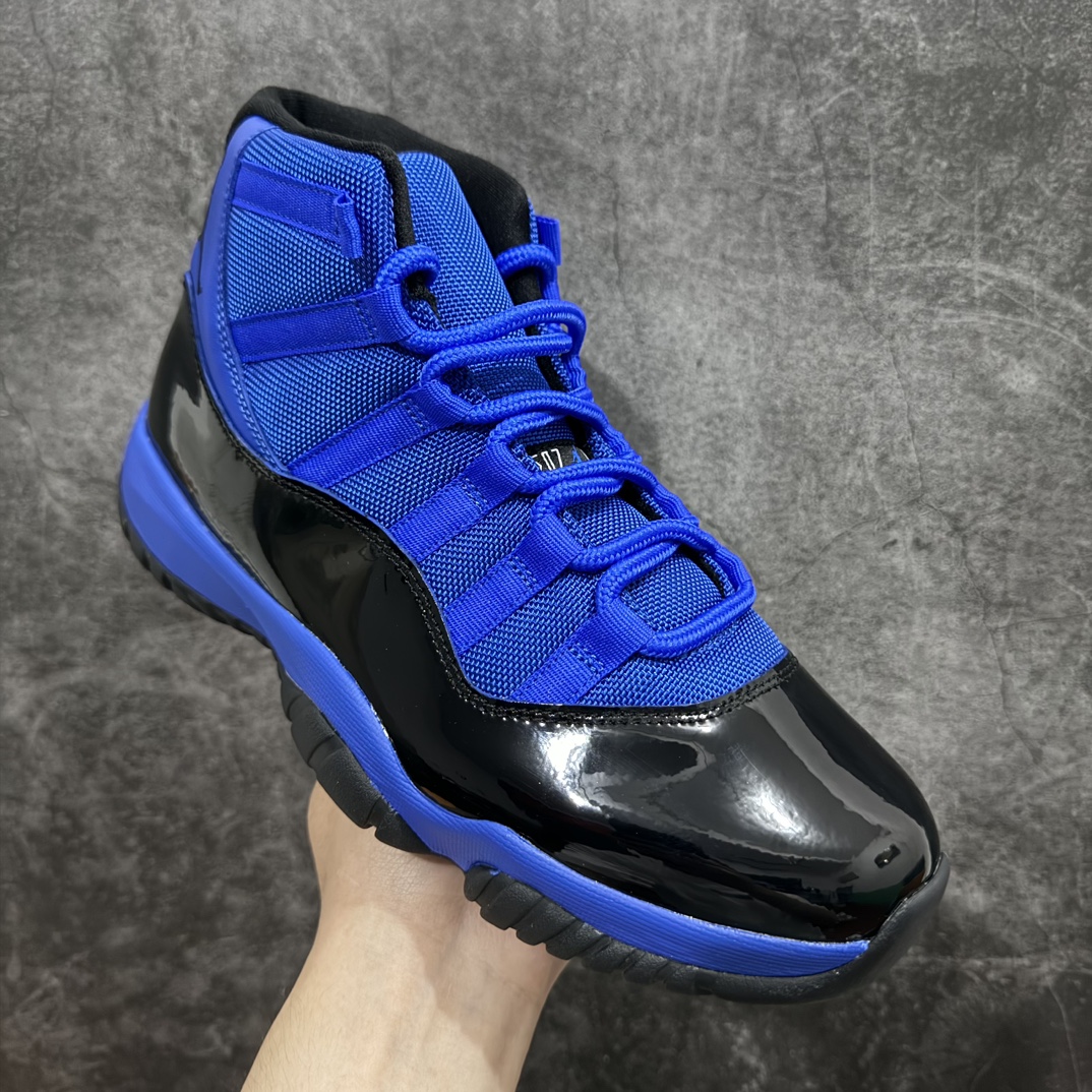 外贸版 Air Jordan 11 AJ11 黑蓝高帮篮球鞋 CT8012-400