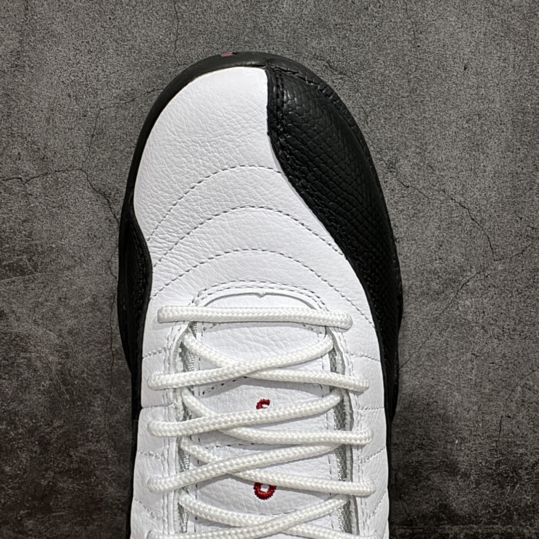 顶级AirJordanAJ12Retro白黑红货号CT8013-162原楦原纸板开发原汁原味12代鞋型进