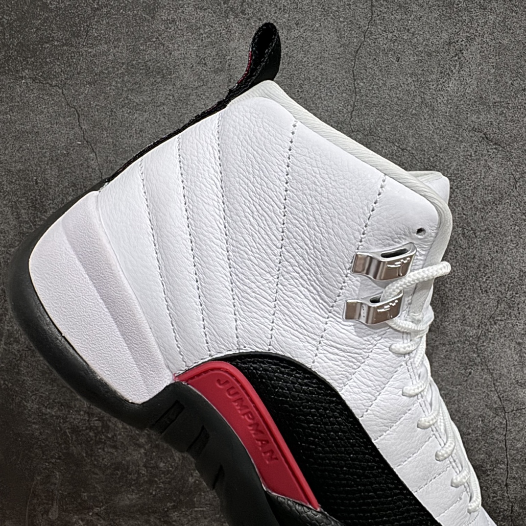 顶级AirJordanAJ12Retro白黑红货号CT8013-162原楦原纸板开发原汁原味12代鞋型进