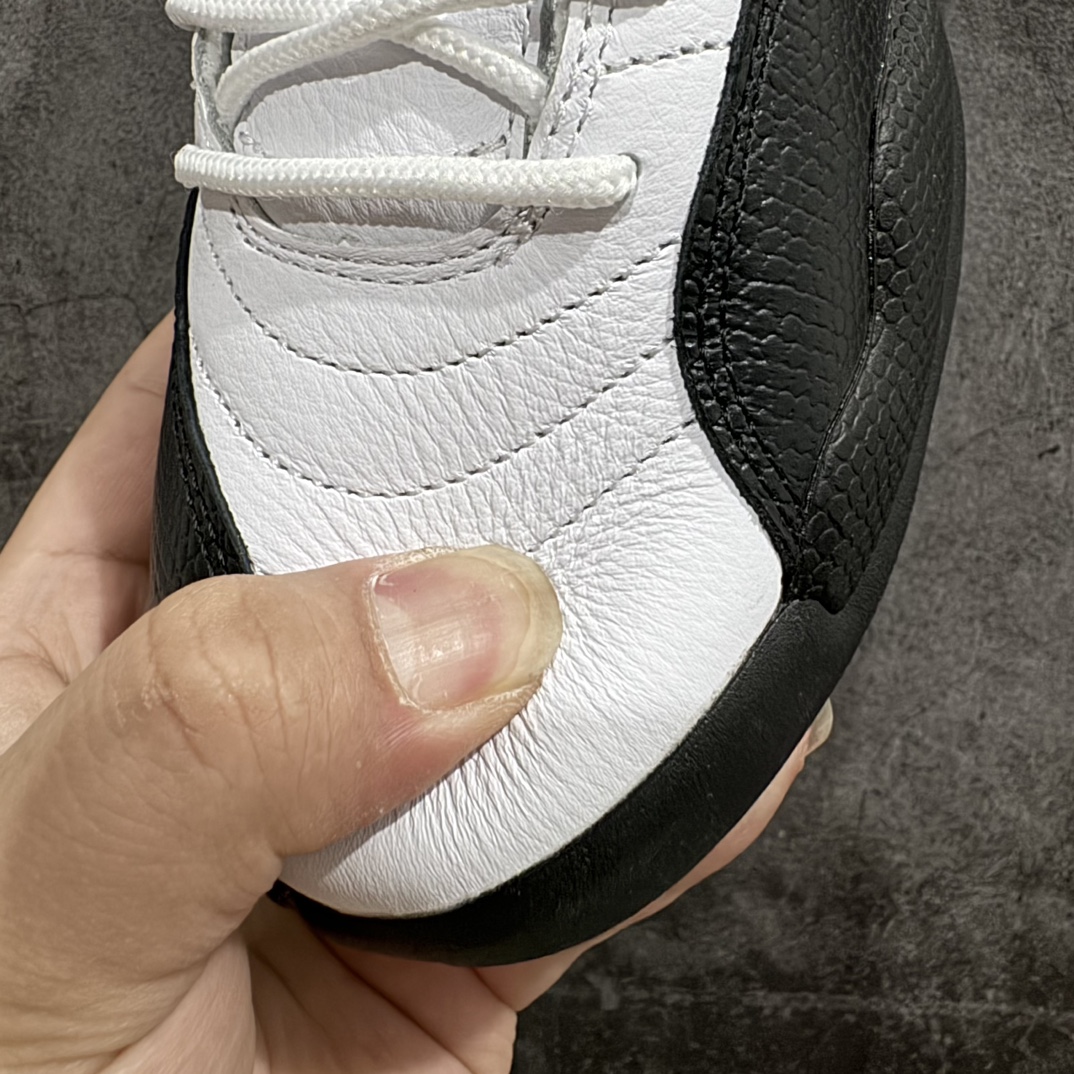 顶级AirJordanAJ12Retro白黑红货号CT8013-162原楦原纸板开发原汁原味12代鞋型进