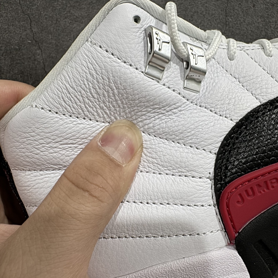 顶级AirJordanAJ12Retro白黑红货号CT8013-162原楦原纸板开发原汁原味12代鞋型进