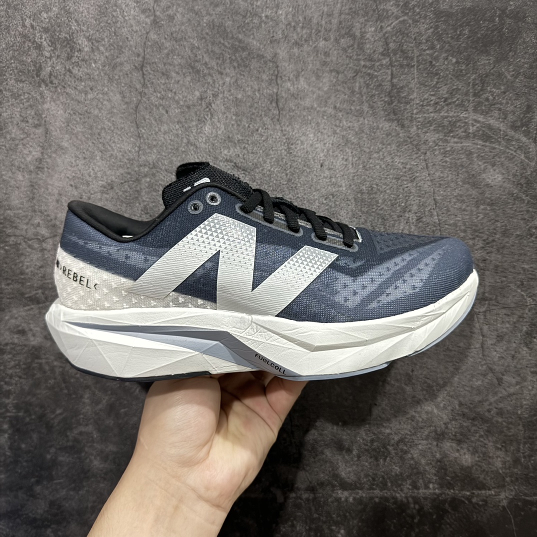 K版 NB新百伦New Balance FuelCell Rebel v4 Preview 叛逆者v4系列低帮超轻量化马拉松运动慢跑鞋“网纱黑白”MFCXLK4 男女鞋