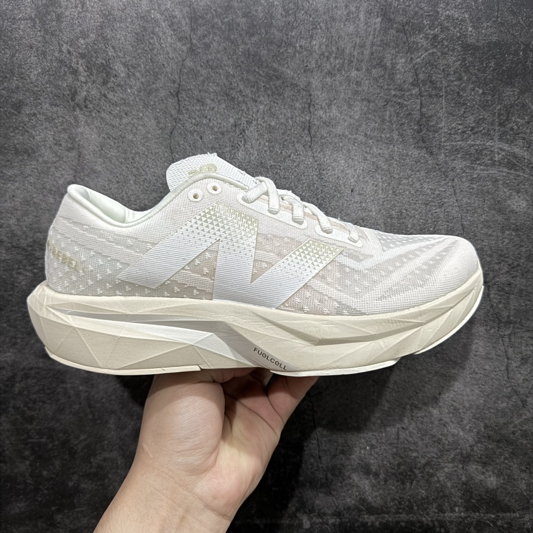 K版 NB新百伦New Balance FuelCell Rebel v4 Preview 叛逆者v4系列低帮超轻量化马拉松运动慢跑鞋“网纱纯白”WFCXLJ4