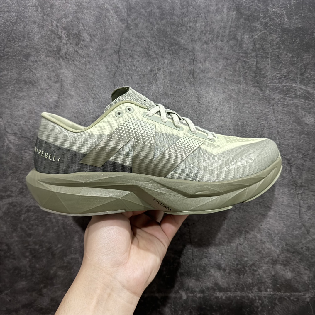 K版 NB新百伦New Balance FuelCell Rebel v4 Preview 叛逆者v4系列低帮超轻量化马拉松运动慢跑鞋“网纱绿色”MFCXLF4