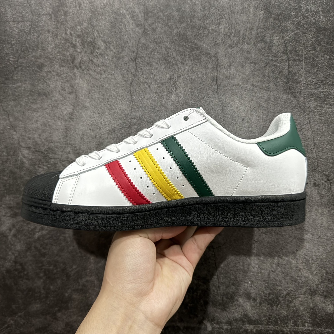 AdidasOriginalsSUPERSTARW渠道正品订单诠释市场最高工艺水平贝壳头经典小白板鞋专柜