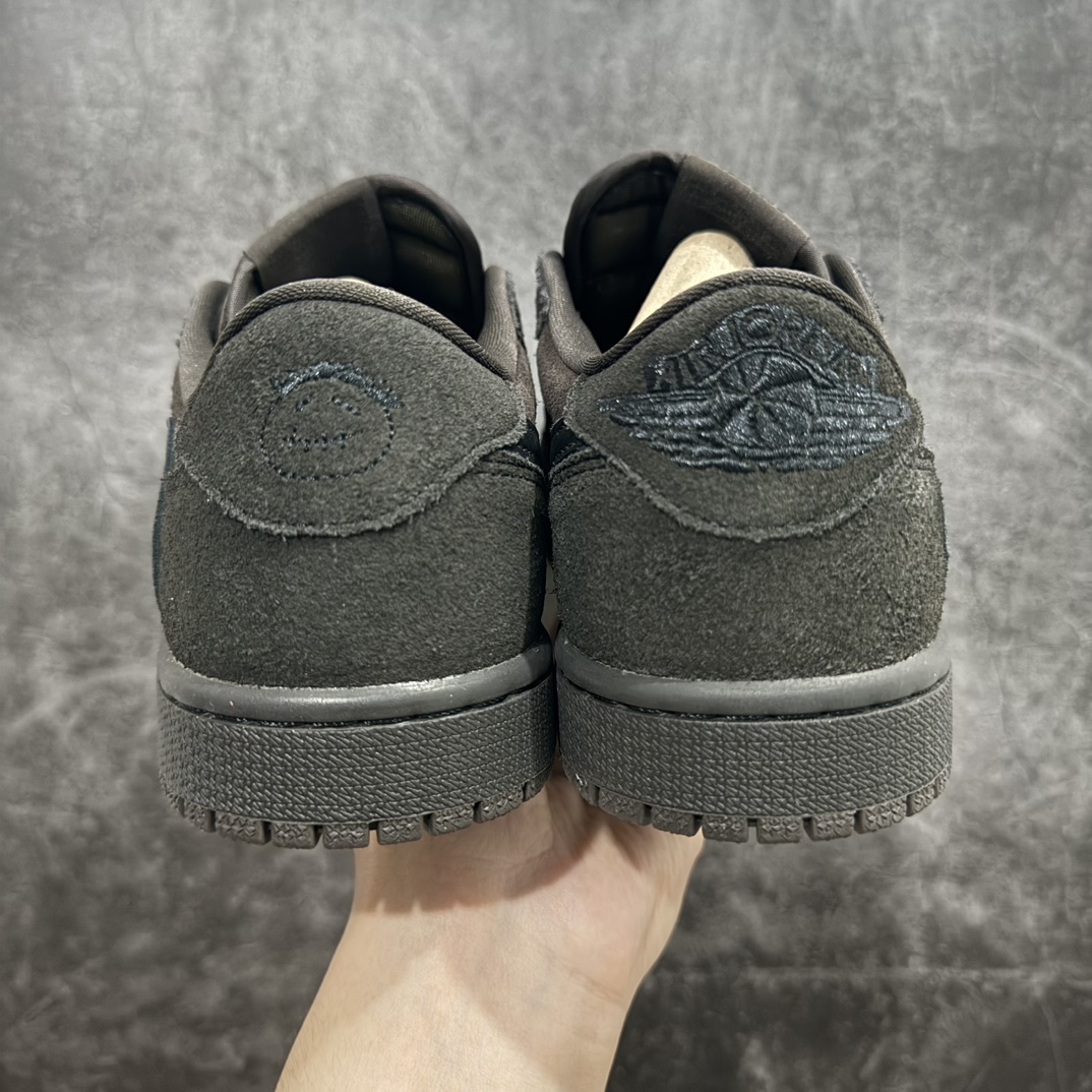 TravisScottxAirJordanAJ1LowOGSPTS联名黑棕倒钩低帮DM7866-202全