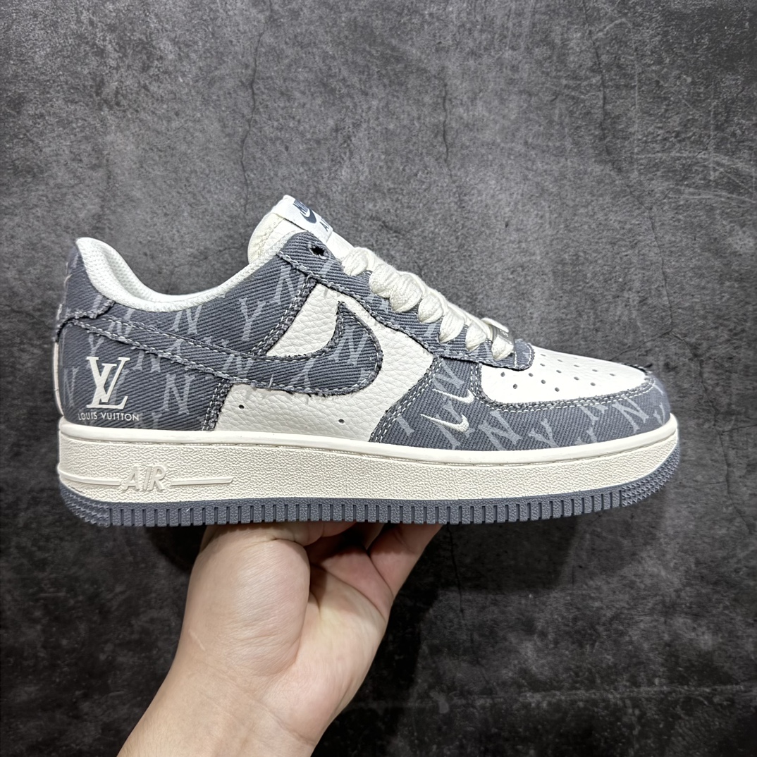 【公司级】Nk Air Force 1\’07 Low LV联名-灰双勾 空军一号低帮休闲板鞋 HD1968-030rn原楦头原纸板 原装鞋盒 定制五金配件 内置全掌气垫 原厂鞋底r 尺码：36 36.5 37.5 38 38.5 39 40 40.5 41 42 42.5 43 44 44.5 45  编码：HXS310320-鞋库