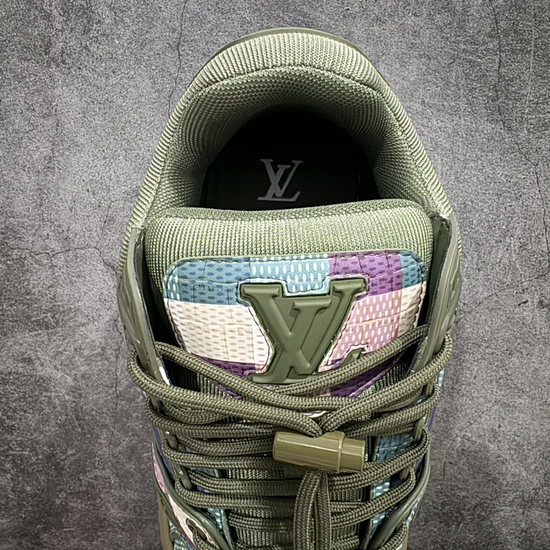 图片[8]-【广东纯原版本】Louis Vuitton 24ss走秀款 胖丁LV Trainer 面包鞋 DIY串珠 这双“变胖”了的Trainer备受瞩目！立体饱满的彩色鞋身，搭配鞋带上的撞色字母和Logo  尺码：39-45 编码：HH480520-鞋库