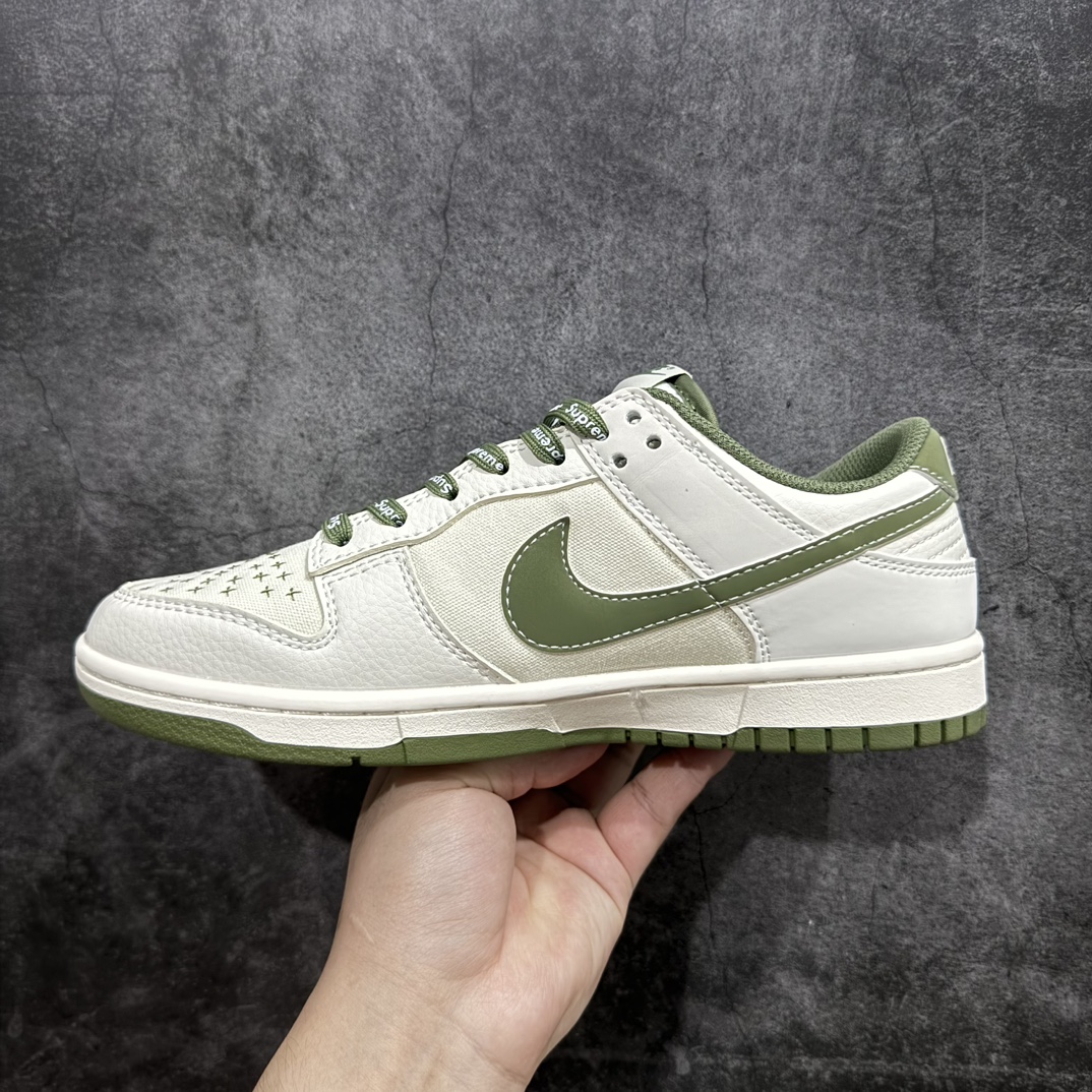 图片[2]-【定制版】Nk SB Dunk Low Supreme联名-军绿帆布 周年高端定制 低帮休闲板鞋 BB6698-516n定制鞋盒 大厂纯原品质出货 超高清洁度 皮料切割干净无任何毛边 细节完美  尺码：36 36.5 37.5 38 38.5 39 40 40.5 41 42 42.5 43 44 44.5 45 编码：HXS320340-莆田鞋批发中心