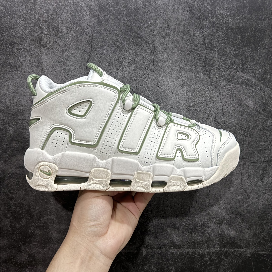 【CK纯原】NK Air More Uptempo ’96 OG 皮蓬大AIR复古篮球鞋白绿色 FQ8211-100nn市场主流顶级版本品质广受大众认可n细节做工材料全部原鞋开发原材料出货n配色全 补货快 品质好 零售必推版本 货稳不翻车n注意皮蓬系列女码为后半掌漏出气垫 男码全掌漏出气垫nSIZE：36-45 编码：CK310330-鞋库