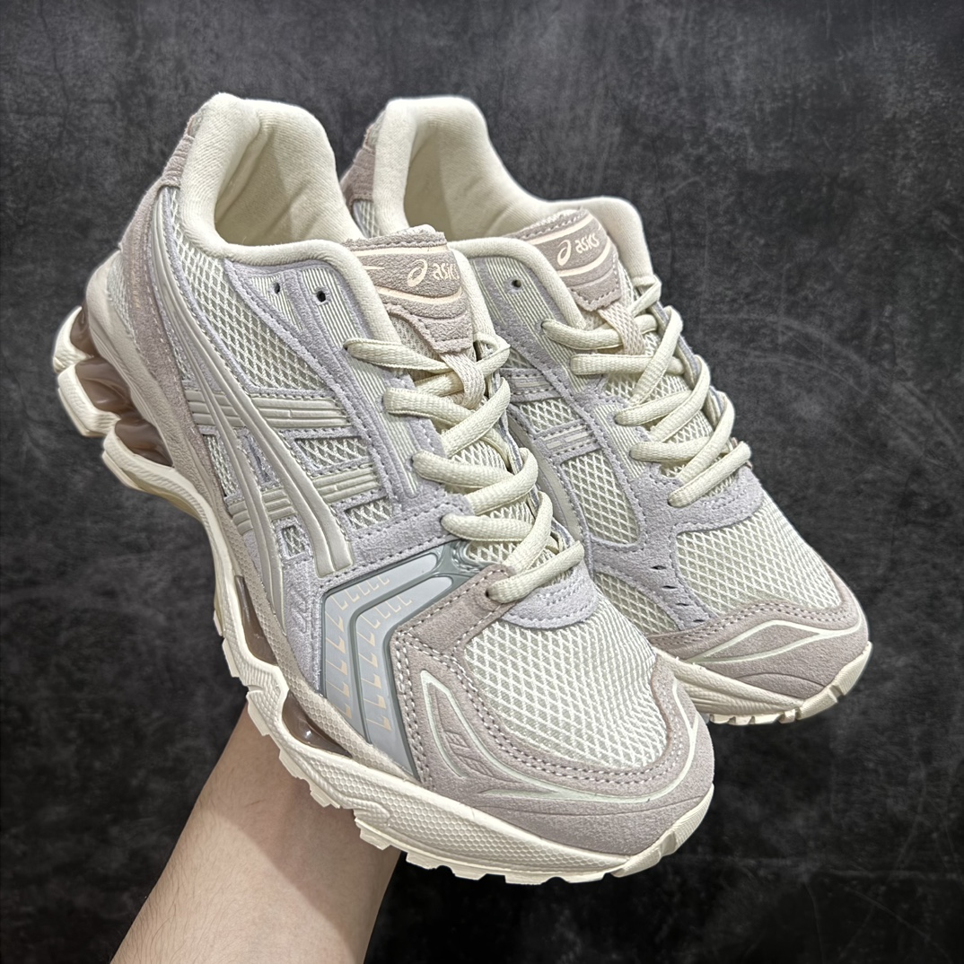 【FA版本】Asics Gel-Kayano 14 亚瑟士K14 潮流 复古 減震防滑耐磨 低帮 跑步鞋n目前国外热度非常爆炸的系列市场唯一系列做齐的工厂原装纸板楦头开发独家私模五层组合大底原厂定制缓震硅胶加持 原盒原配 官方四联吊牌n一比一同步原鞋工艺和用料n后跟一样采用了GEL缓震胶整体系列设计非常的科技感！n锻炼跑步的同时让你一样时尚百搭！ 尺码：36-45 编码：NM250280-鞋库