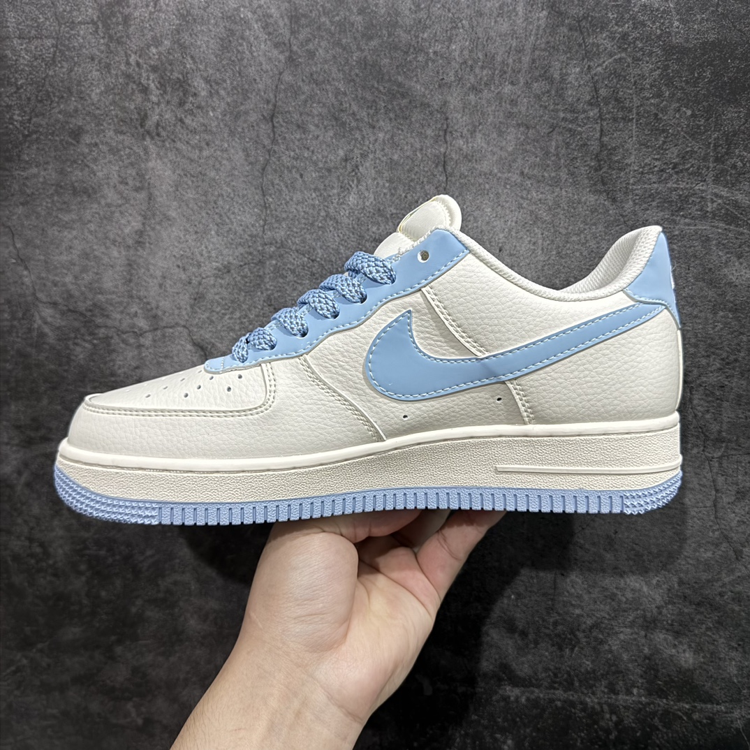 定制版 Nk Air Force 1'07 Low Supreme 石头岛联名-天青色 空军一号低帮休闲板鞋 BB9599-205