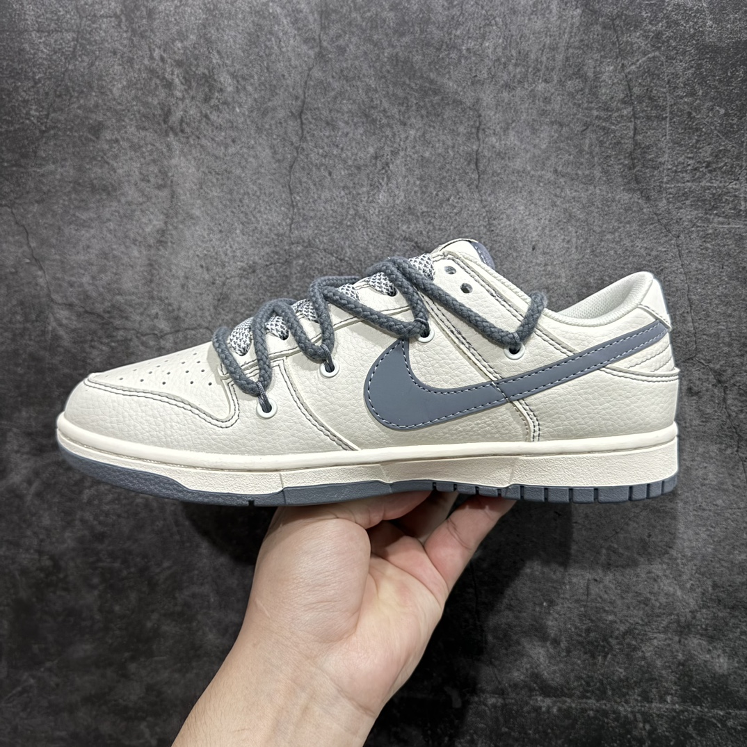 定制版 Nk SB Dunk Low 卡哈特联名-绑带灰勾 周年高端定制 低帮休闲板鞋 SJ2068-266