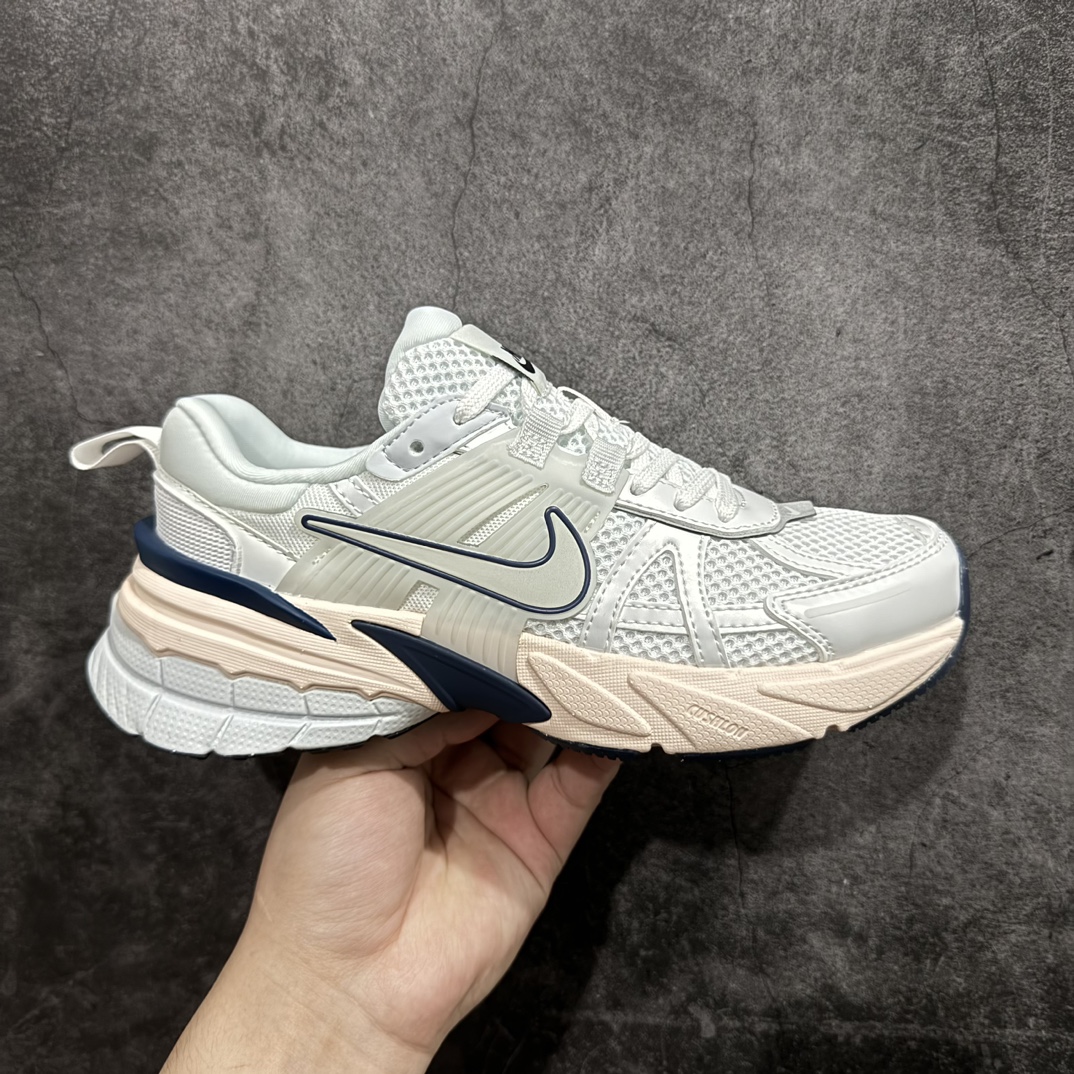 纯原特供版NikeV2KRuntekk减震防滑耐磨低帮跑步鞋灰粉FD0736-004市场最强版本完美版型