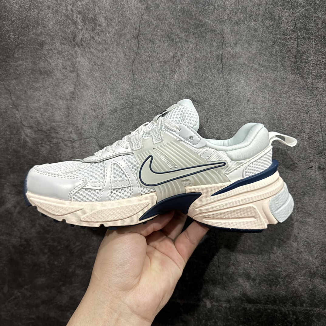 纯原特供版NikeV2KRuntekk减震防滑耐磨低帮跑步鞋灰粉FD0736-004市场最强版本完美版型