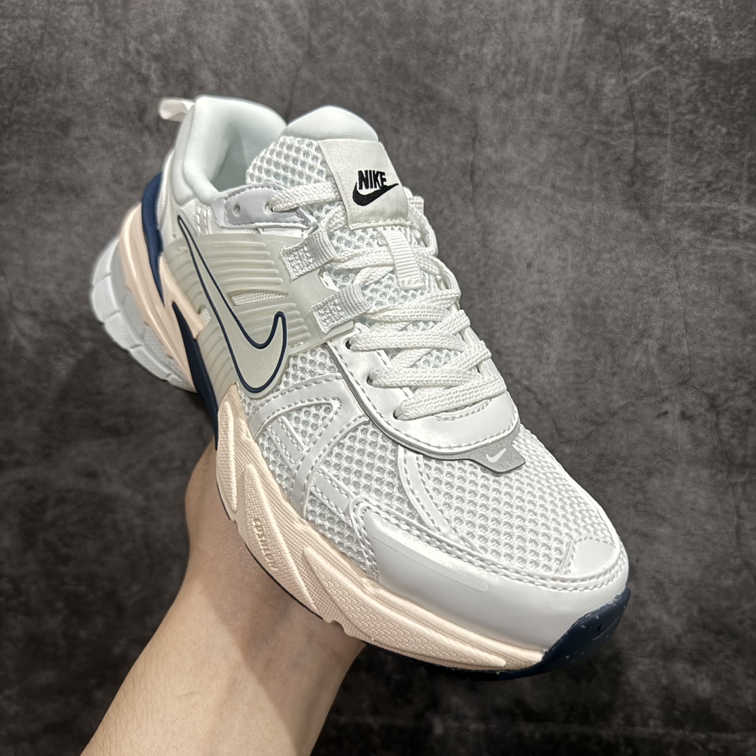 纯原特供版NikeV2KRuntekk减震防滑耐磨低帮跑步鞋灰粉FD0736-004市场最强版本完美版型