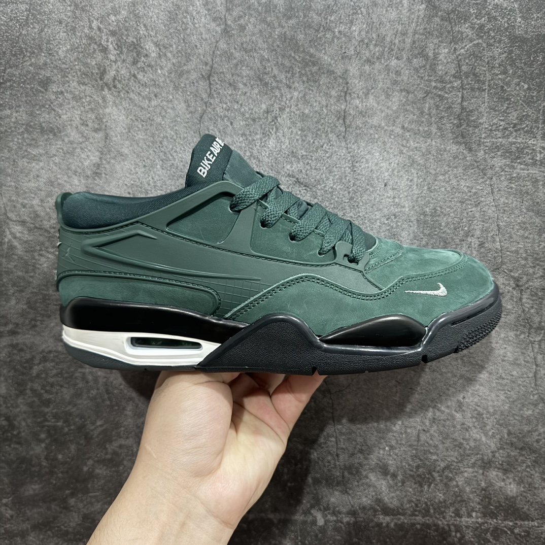 KZ纯原 Nigel Sylvester x Air Jordan AJ4 RM 重制版低帮复古篮球鞋 黑绿 HF4344-300