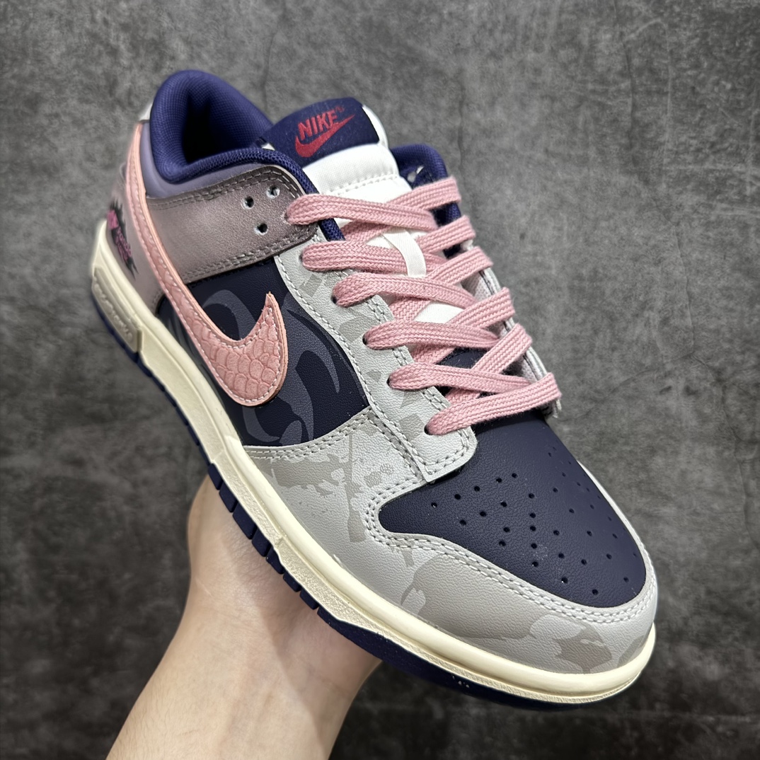 纯原YC版 Nike Dunk Low 沙地之心 紫棕粉 FV8106-181