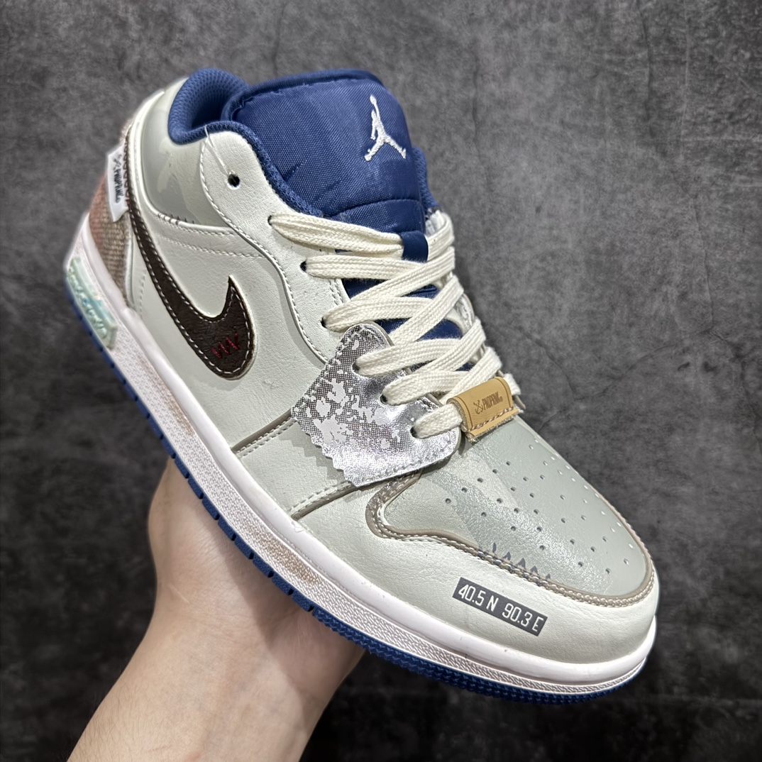 FS原盒版AirJordanAJ1Low熊猫恶作剧-踏浪独家正确版原鞋开发品质细节完美复刻市面唯一纯原级