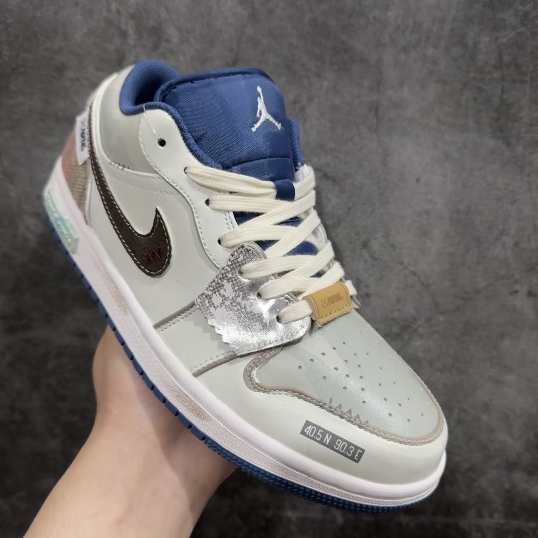 FS原盒版AirJordanAJ1Low熊猫恶作剧-踏浪独家正确版原鞋开发品质细节完美复刻市面唯一纯原级