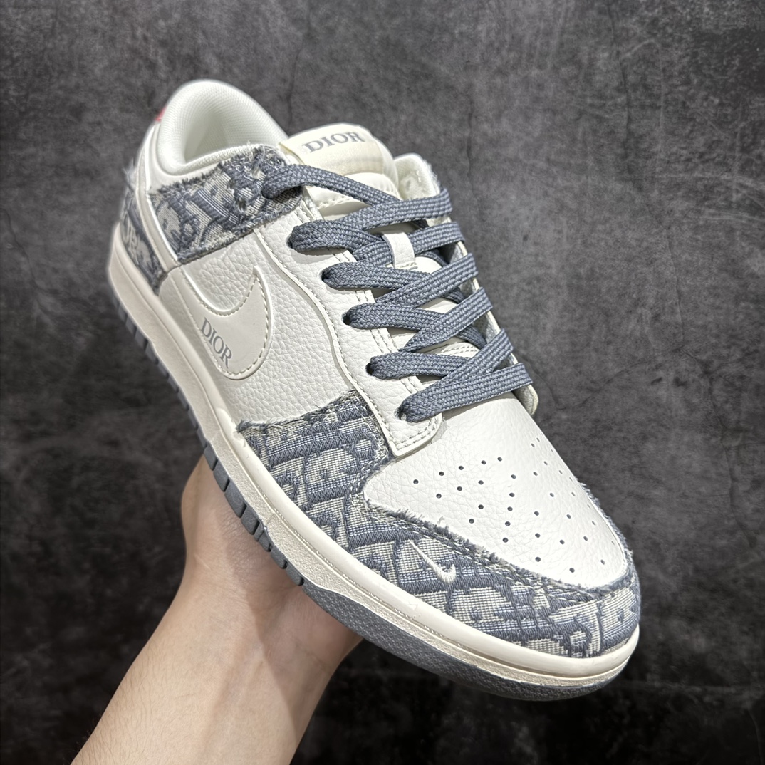 定制版 Nk SB Dunk Low 迪奥联名-磨砂灰 周年高端定制 低帮休闲板鞋 XY1688-004