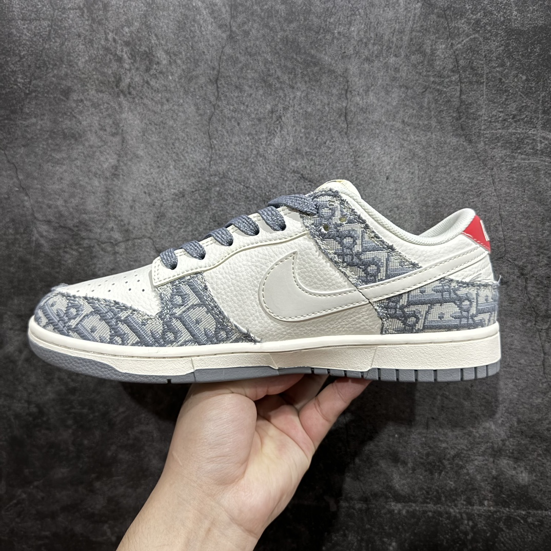 定制版 Nk SB Dunk Low 迪奥联名-磨砂灰 周年高端定制 低帮休闲板鞋 XY1688-004