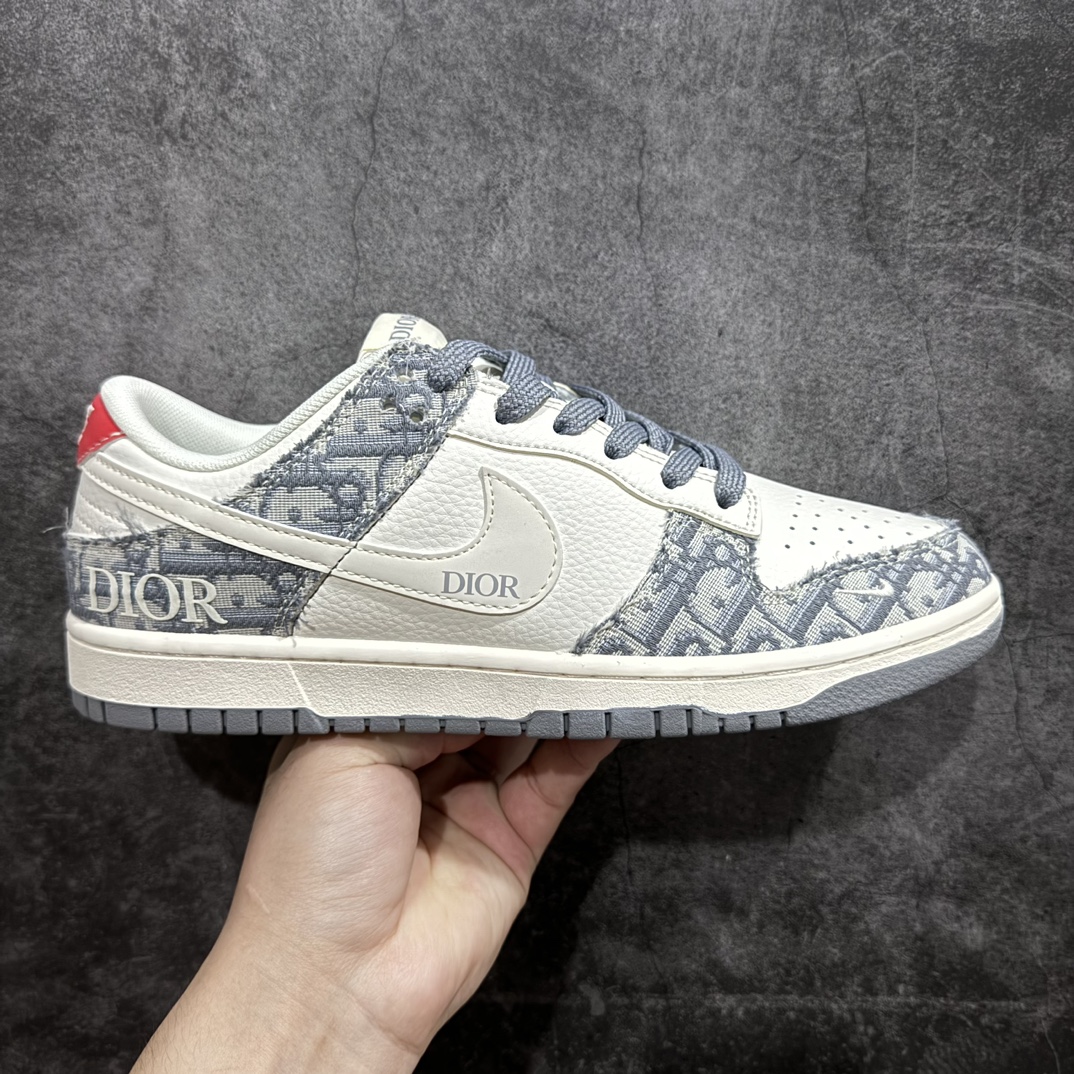 定制版 Nk SB Dunk Low 迪奥联名-磨砂灰 周年高端定制 低帮休闲板鞋 XY1688-004