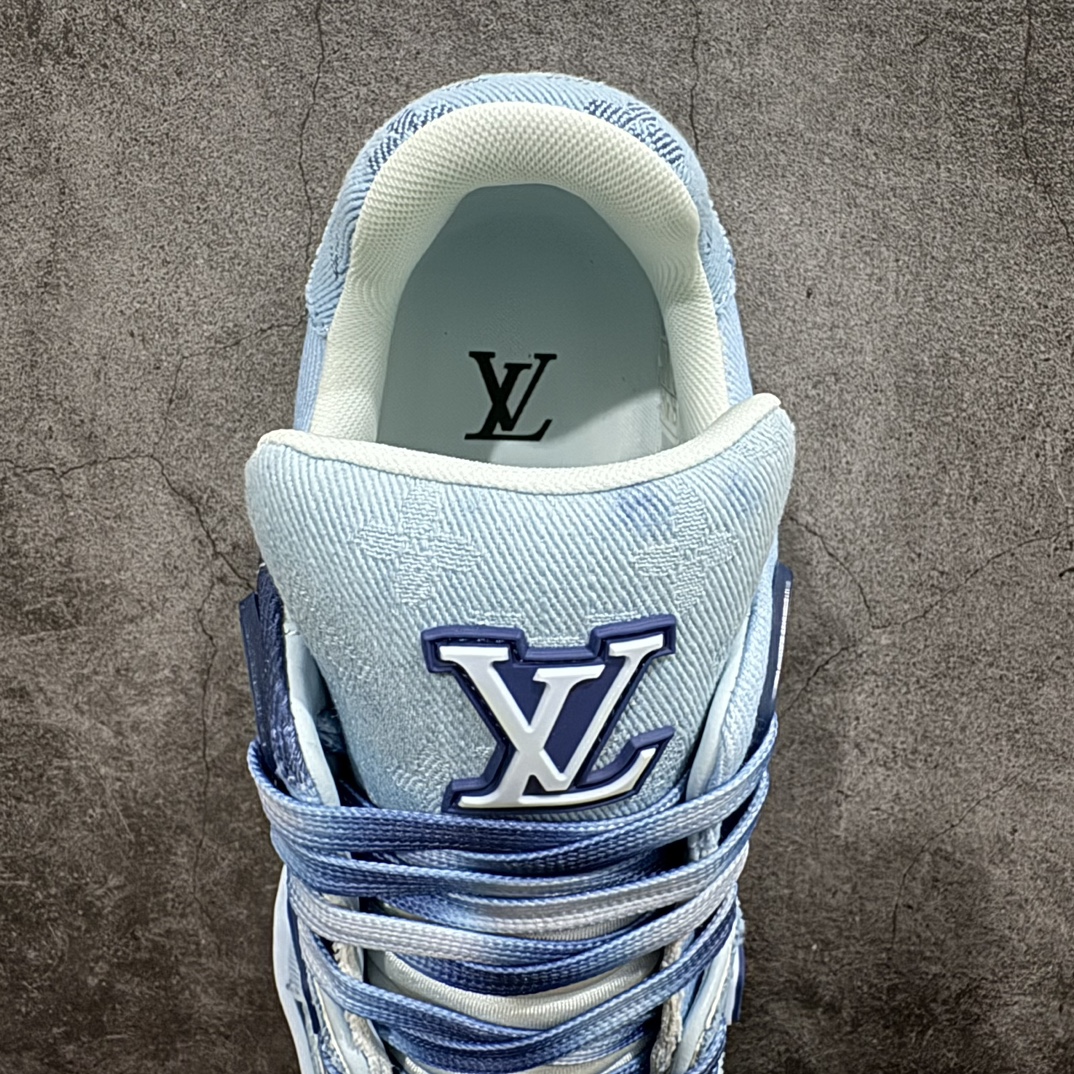 无胶顶级鞋礼盒无字版 Louis Vuitton 路易威登 LV Trainer 联名款低帮休闲板鞋