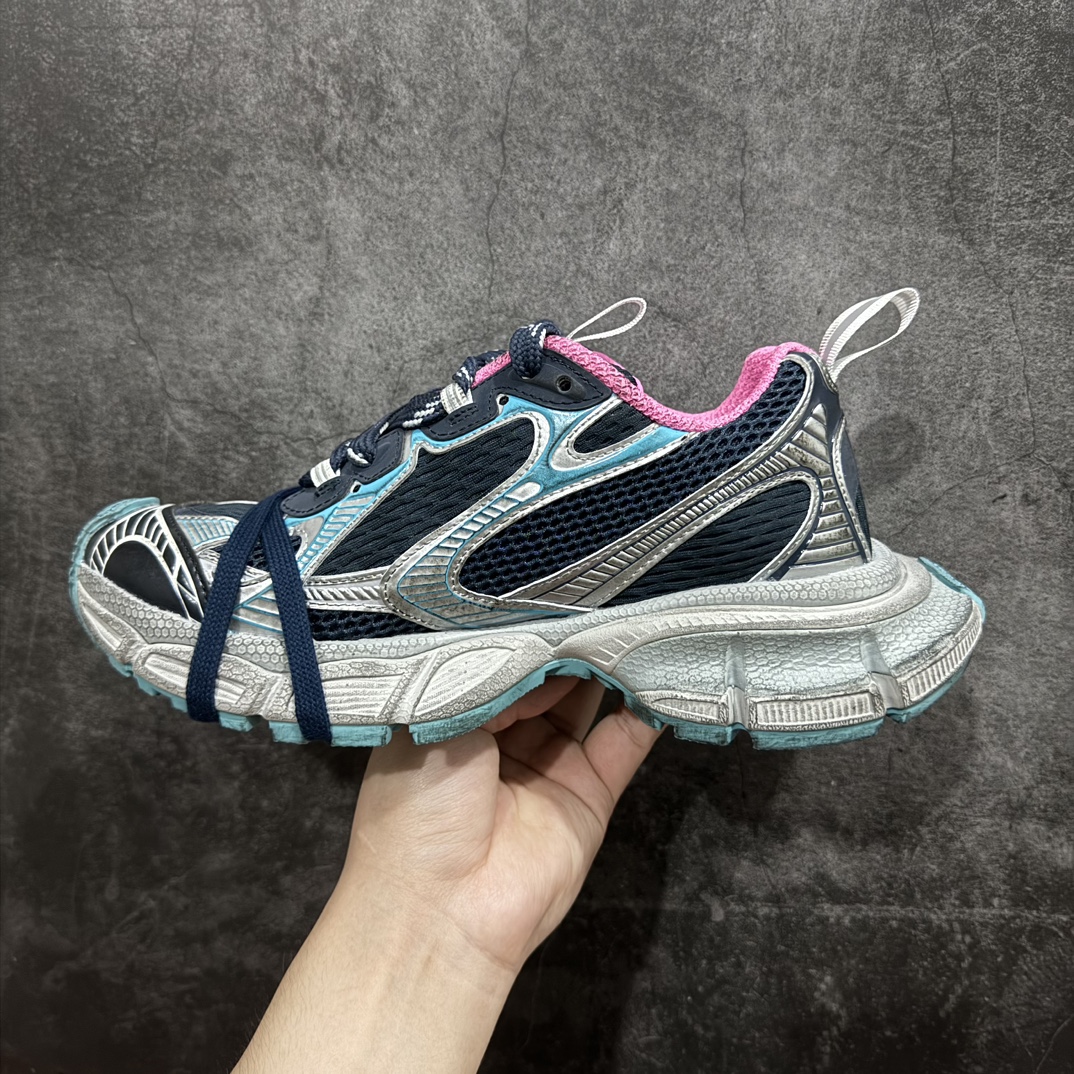 XA版本 BALENCIAGA 3XL Sneakers 巴黎世家十代网布系带低帮走秀复古老爹鞋