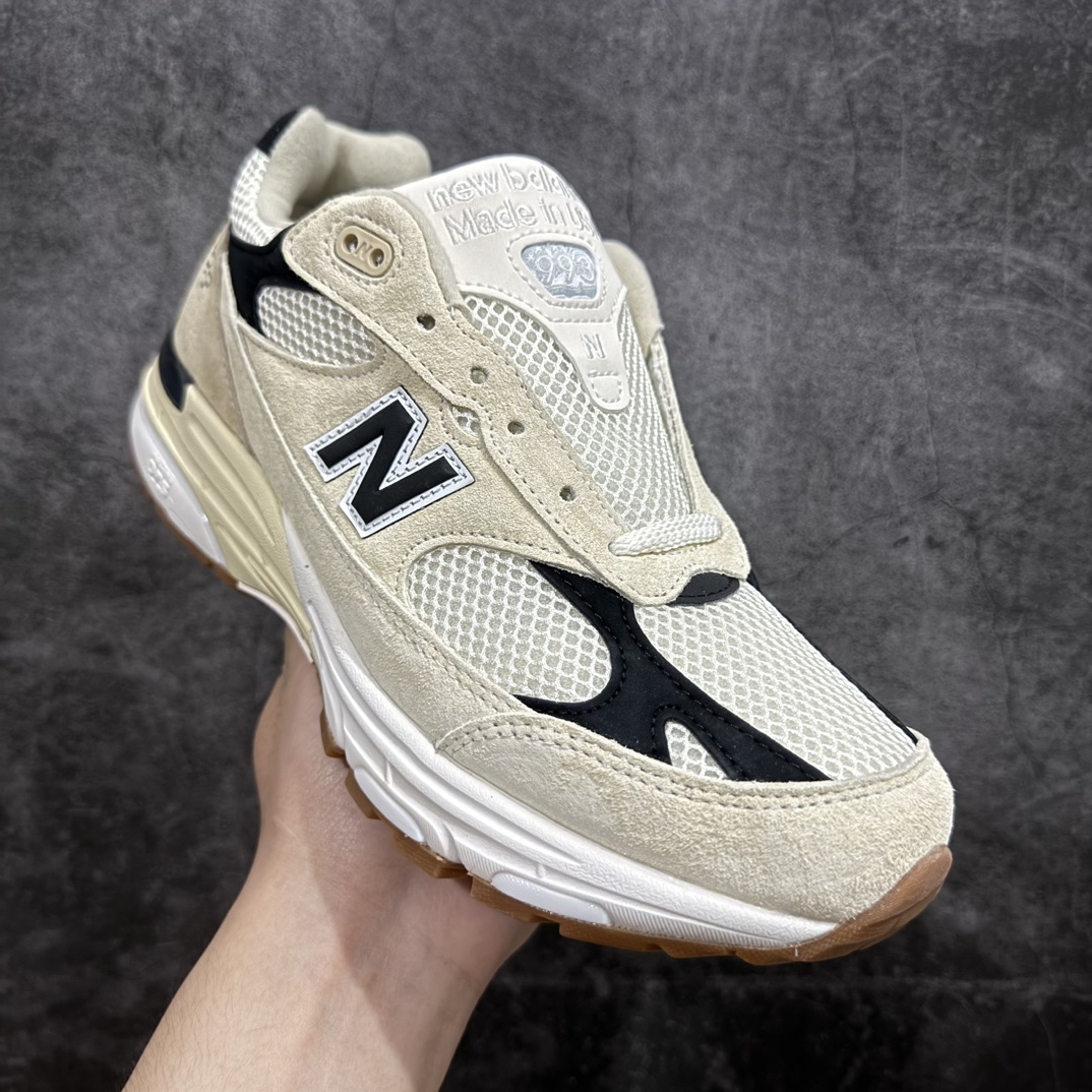 NewBalanceU993WS新百伦NB993总统复古慢跑鞋米白正确3M反光细节原楦原纸版开发正确6层